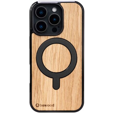 Custodia in legno Bewood per iPhone 16 Pro OAK con MagSafe (1/2)