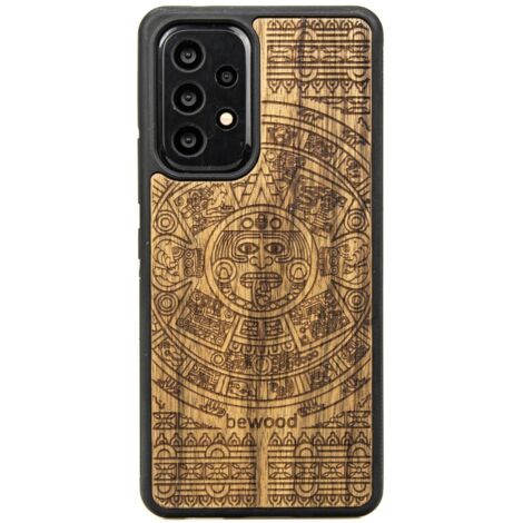 Custodia in legno per Samsung Galaxy A73 5G CALENDARIO AZTECO LIMBA (1/4)