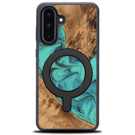 Custodia Bewood Unique per Samsung Galaxy A26 5G - Turchese con MagSafe (1/5)