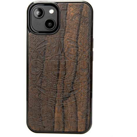 Custodia in legno Bewood per iPhone 14 CALENDARIO AZTECO ZIRICOTTE (1/5)
