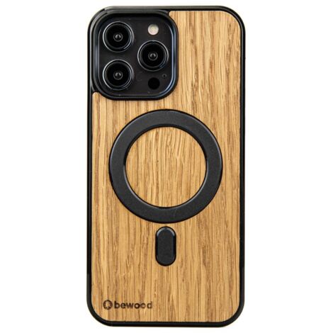 Custodia in legno Bewood per iPhone 14 Pro Max, colore quercia, MagSafe (1/5)