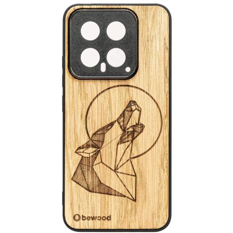 Custodia in legno Bewood per Xiaomi 14 WOLF OAK (1/2)