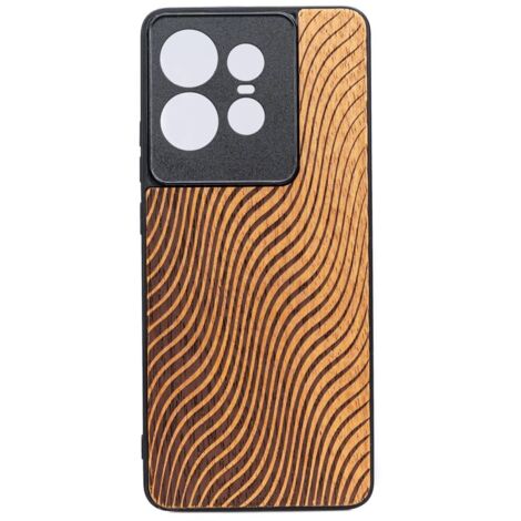 Custodia in legno Bewood per Motorola Edge 50 Pro WAVES MERBAU (1/2)