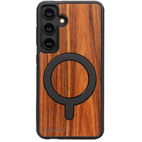 Custodia in legno Bewood per Samsung Galaxy S25 ROSEWOOD SANTOS con MagSafe (1/2)