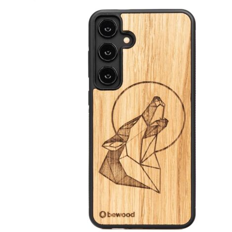 Custodia in legno Bewood per Samsung Galaxy S24 FE 5G QUERCIA LUPO (1/4)