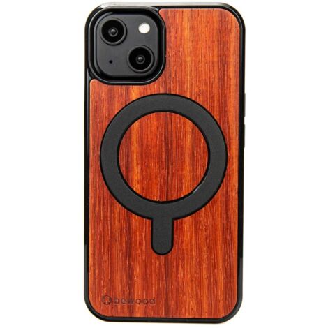 Custodia in legno Bewood per iPhone 15 PADOUK con MagSafe (1/3)