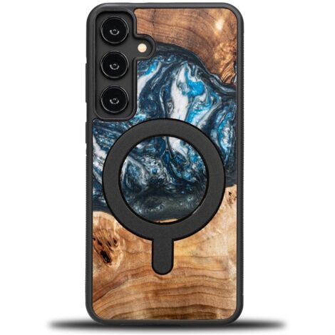 Custodia esclusiva Bewood per Samsung Galaxy S25 Plus - Pianeti - Terra con MagSafe (1/4)