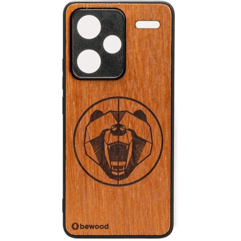 Custodia in legno Bewood per Xiaomi Redmi Note 13 Pro Plus 5G BEAR MERBAU (1/2)
