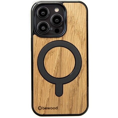 Custodia in legno Bewood per iPhone 15 Pro OAK con MagSafe (1/3)