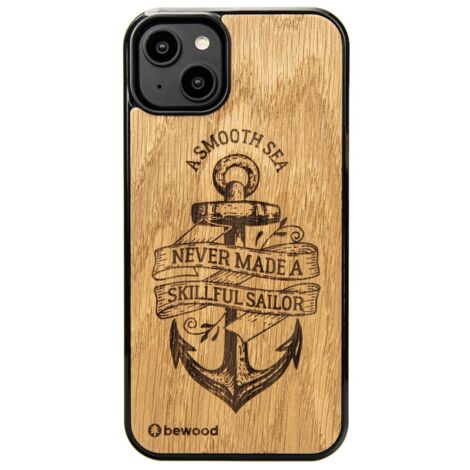 Custodia in legno Bewood per iPhone 15 Plus QUERCIA ANCORA (1/5)