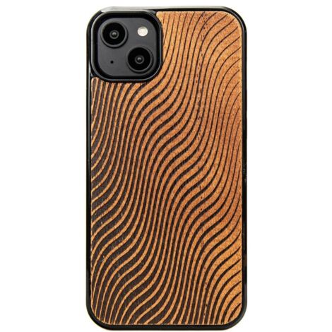 Custodia in legno Bewood per iPhone 14 Plus MERBAU WAVES (1/5)