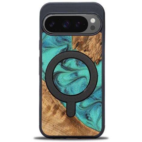 Custodia Bewood Unique per Google Pixel 9/9 Pro - Turchese con MagSafe (1/3)