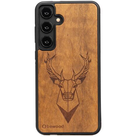 Custodia in legno Bewood per Samsung Galaxy S25 Plus IMBUIA DEER (1/4)