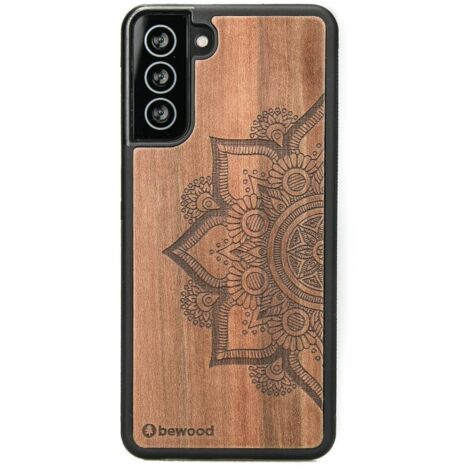Custodia in legno per Samsung Galaxy S21 Plus MANDALA APPLE TREE (1/3)