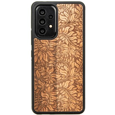 Custodia in legno con foglie di melo per Samsung Galaxy A33 5G (1/4)