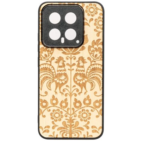 Custodia in legno Bewood per Xiaomi 14 Pro POLISH FOLK ANIEGRE (1/2)