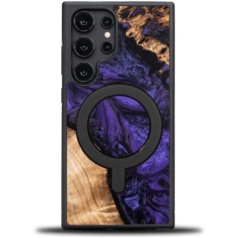 Custodia Bewood Unique per Samsung Galaxy S25 Ultra - Viola con MagSafe (1/4)