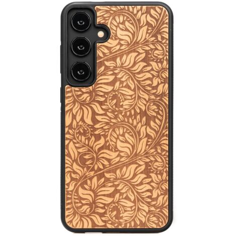 Custodia in legno Bewood per Samsung Galaxy S24 FE 5G FOGLIE DI MELA (1/4)