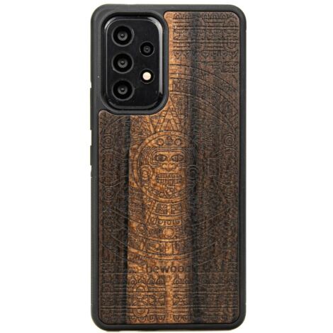 Custodia in legno per Samsung Galaxy A33 5G CALENDARIO AZTECO ZIRICOTE (1/4)