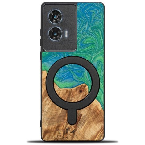 Custodia Bewood Unique per Motorola Edge 50 Fusion - Neons - Tokyo con MagSafe (1/2)