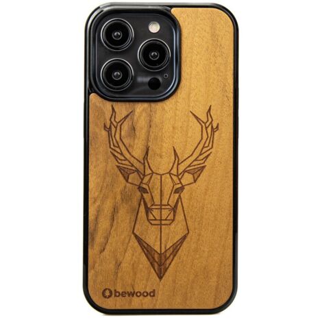 Custodia in legno Bewood per iPhone 15 Pro IMBUIA DEER (1/5)
