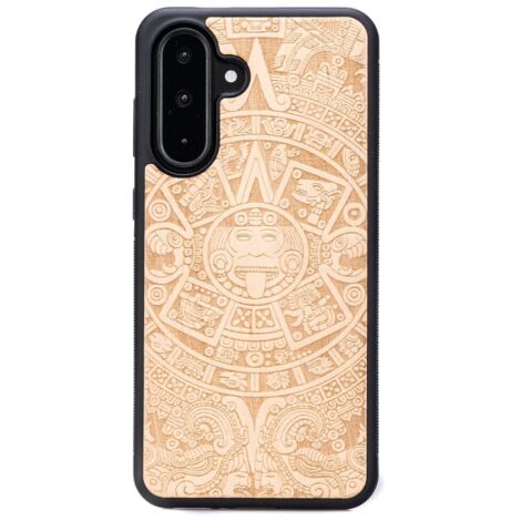 Custodia in legno Bewood per Samsung Galaxy A56 5G CALENDARIO AZTECO ANIEGRE (1/5)