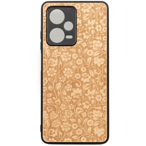 Bewood Redmi Note 12 Pro Plus 5G Custodia in legno FIORI SELVATICI ANIEGRE (1/2)
