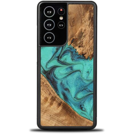 Custodia Bewood Unique per Samsung Galaxy S21 Ultra - Turchese (1/5)