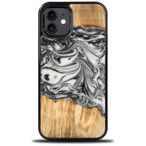 Custodia unica Bewood per iPhone 12 / 12 Pro - 4 elementi - Terra (1/4)