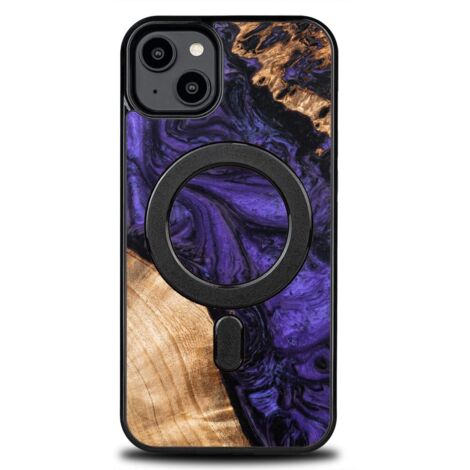 Custodia Bewood Unique per iPhone 14 Plus - Viola con MagSafe (1/5)