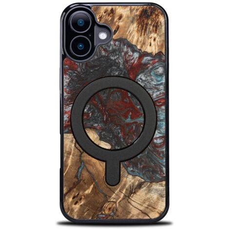 Custodia Bewood Unique per iPhone 16 - Pianeti - Plutone con MagSafe (1/5)