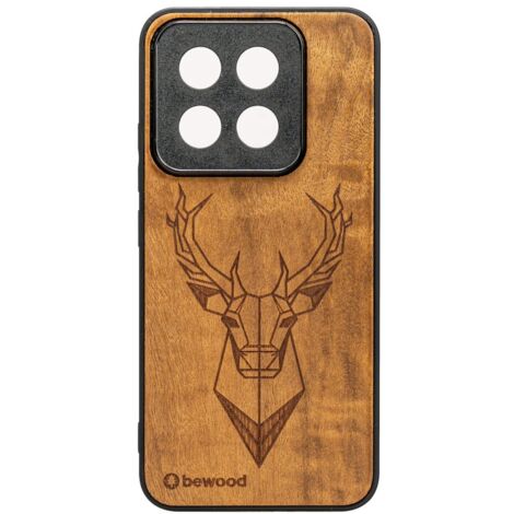 Custodia in legno Bewood per Xiaomi 14T IMBUIA DEER (1/2)
