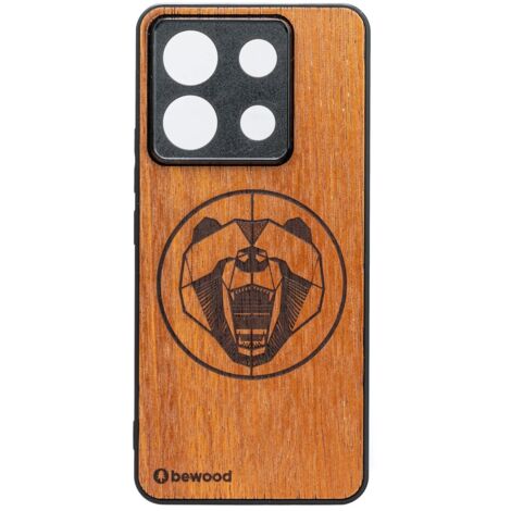 Custodia in legno Bewood per Xiaomi Redmi Note 13 Pro 5G BEAR MERBAU (1/2)