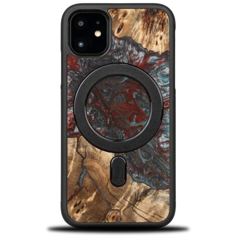 Custodia Bewood Unique per iPhone 11 - Pianeti - Plutone con MagSafe (1/5)