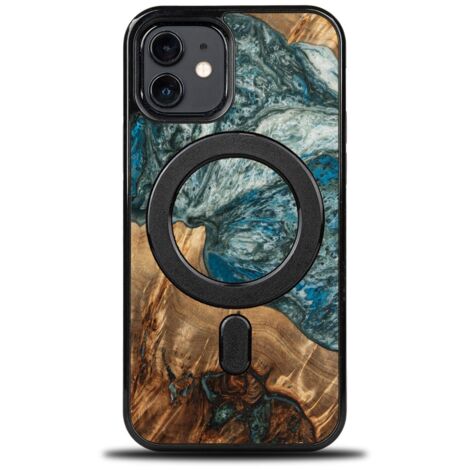 Custodia Bewood Unique per iPhone 12 / 12 Pro - Pianeti - Terra con MagSafe (1/5)