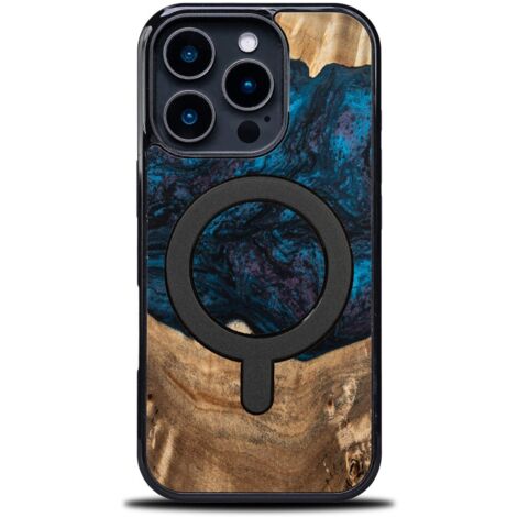 Custodia Bewood Unique per iPhone 16 Pro - Pianeti - Nettuno con MagSafe (1/5)