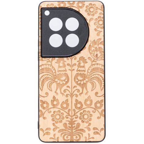Custodia in legno Bewood per OnePlus 12 POLACCO FOLK ANIEGRE (1/2)