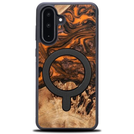 Custodia Bewood Unique per Samsung Galaxy A56 5G - Arancione con MagSafe (1/5)