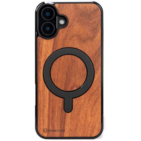 Custodia in legno Bewood per iPhone 16 Plus ROSEWOOD SANTOS con MagSafe (1/2)