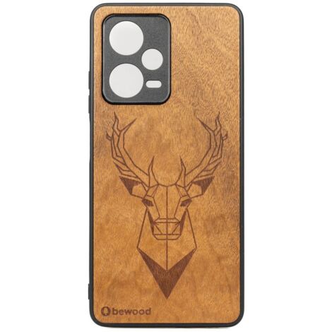 Bewood Redmi Note 12 Pro 5G Custodia in legno IMBUIA DEER (1/2)