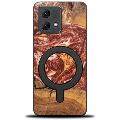 Custodia Bewood Unique per Motorola G84 5G - Pianeti - Marte con MagSafe (1/2)