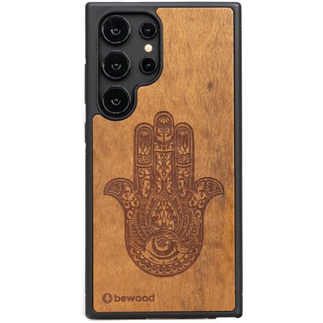 Custodia in legno Bewood per Samsung Galaxy S24 Ultra HAMSA IMBUIA (1/4)