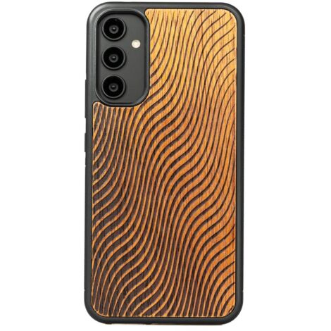 Custodia in legno Bewood per Samsung Galaxy A34 5G WAVES MERBAU (1/4)