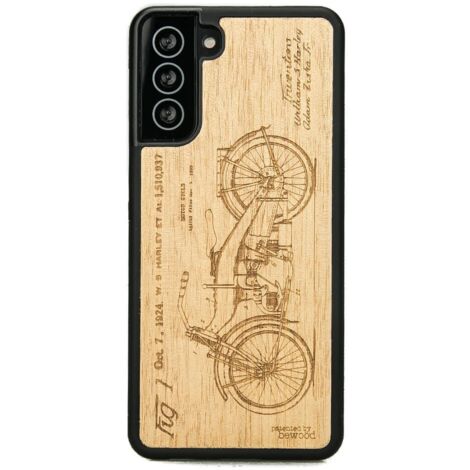 Custodia in legno per Samsung Galaxy S21 HARLEY PATENT ANIEGRE (1/3)