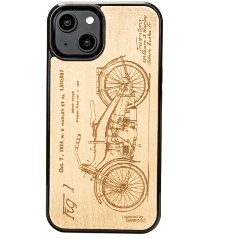 Custodia in legno Bewood per iPhone 15 HARLEY PATENT ANIEGRE (1/5)