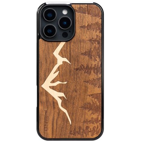 Custodia in legno Bewood per iPhone 16 Pro Max MONTAGNE IMBUIA (1/5)