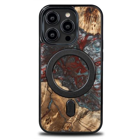 Custodia Bewood Unique per iPhone 14 Pro - Pianeti - Plutone con MagSafe (1/5)