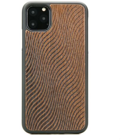 Custodia in legno per iPhone 11 PRO MAX WAVES MERBAU (1/3)