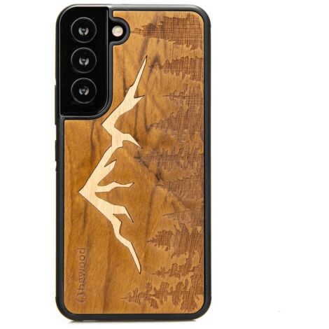Custodia in legno per Samsung Galaxy S22 MONTAGNE IMBUIA (1/4)
