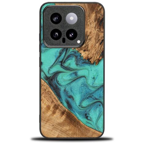 Custodia Bewood Unique per Xiaomi 14 - Turchese (1/2)
